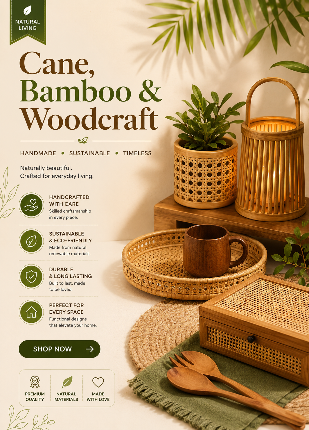 Cane, Bamboo & woodcraft